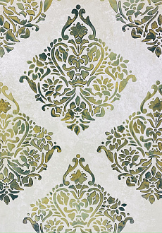 Трафарет на шелке