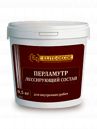 Лессирующий состав "Перламутр" "ELITE DECOR" 